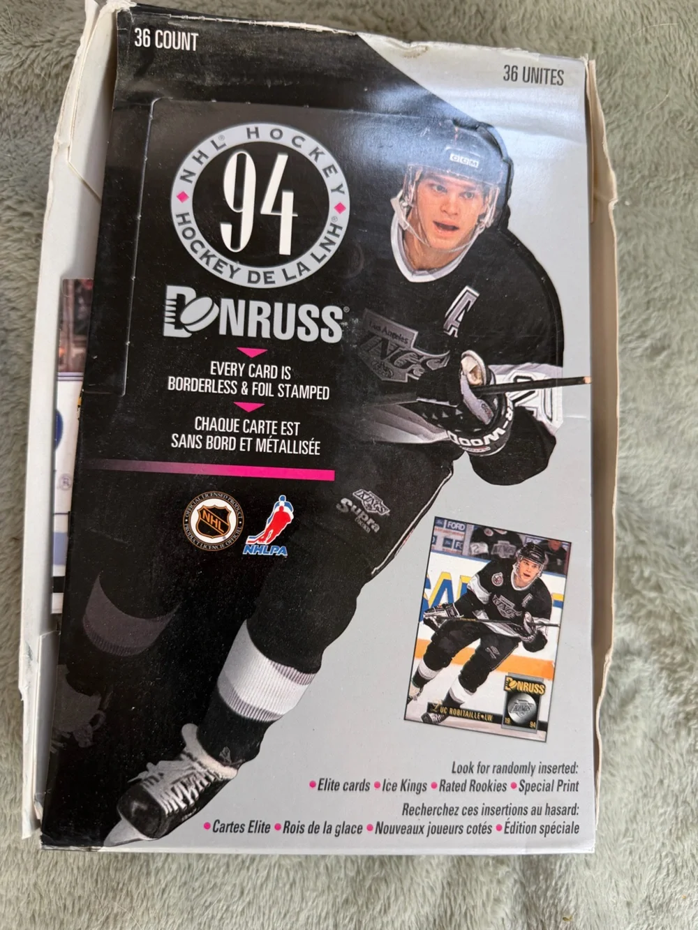 VTG Russ NHL Hockey Card Open Box